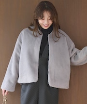 フェイクファー ジャケット