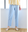 美シルエットカラーテーパード パンツ