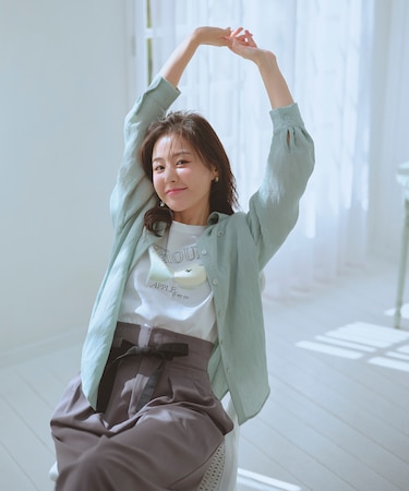 ナチュラルタッチ 楊柳 シャツ