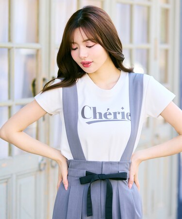 【洗える】レタードプリントコンパクト Tシャツ