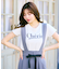 【洗える】レタードプリントコンパクト Tシャツ