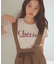 【洗える】レタードプリントコンパクト Tシャツ