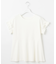 【汗ジミが目立たない】フリル袖ペプラムデザインTシャツ