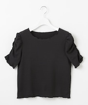 【洗える】レーシージャガード カットソー