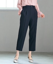 【洗える】NEW美シルエットテーパード パンツ