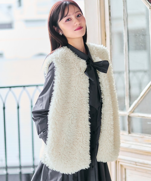 プードルファー ジレ｜フェルゥの通販｜&mall（アンドモール）三井