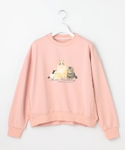 【猫カフェMOCHAコラボ】猫ちゃんプリント トレーナー