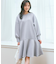 【洗える】バックリボンダンボール ワンピース