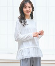 フリルぺプラム カットソー