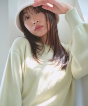 クルーネックニット プルオーバー