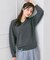 【洗える】Vネックニットプルオーバー
