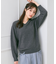 【洗える】Vネックニットプルオーバー