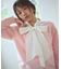 【洗える】Vネックニットプルオーバー