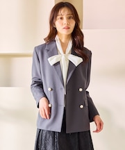 パール釦テーラード ジャケット