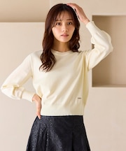 美シルエットニット プルオーバー