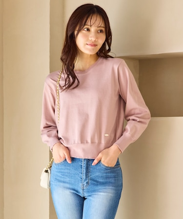 美シルエットニット プルオーバー