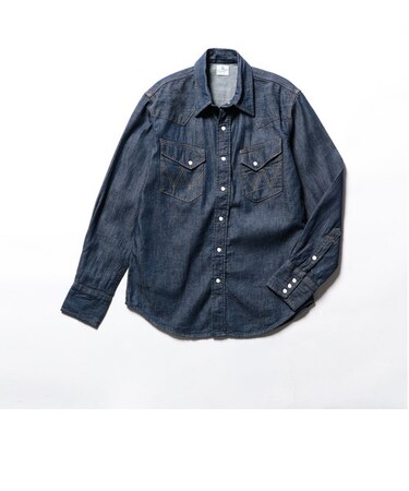 【Wrangler/ラングラー】27MW ウエスタンデニムシャツ