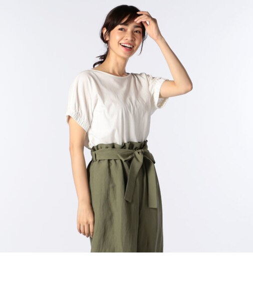 ドライコットンパフスリーブTシャツ