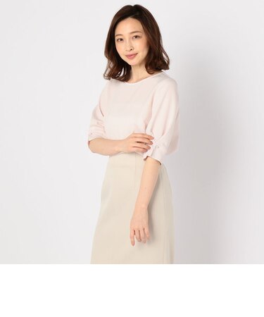 【吉高由里子さんドラマ着用】袖パールブラウス