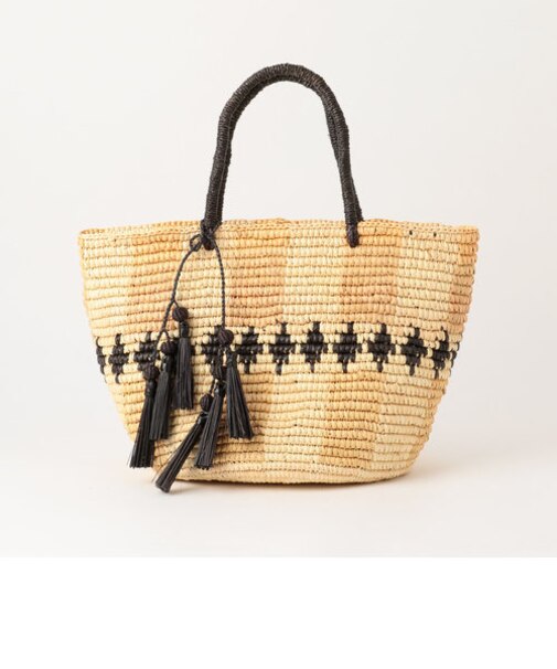 【SENSI STUDI0/ センシスタジオ】ダイヤストライプカゴバッグ