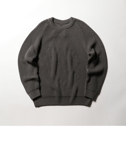 BATONER/バトナー】SIGNATURE クルーネックプルオーバーニット (BN