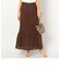 麻ティアードスカート