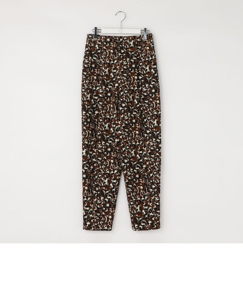 レオパードジャガードハイウエストパンツ｜ノーリーズの通販｜&mall