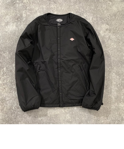 DANTON ダントン プリマロフト ノーカラージャケット 黒 DANTON（ダントン）の「【DANTON/ダントン】プリマロフト ノーカラー