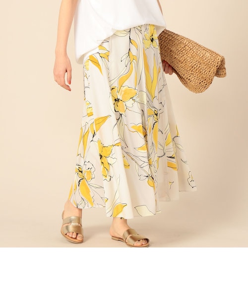 花柄プリントスカート｜ノーリーズの通販｜&mall（アンドモール）三井