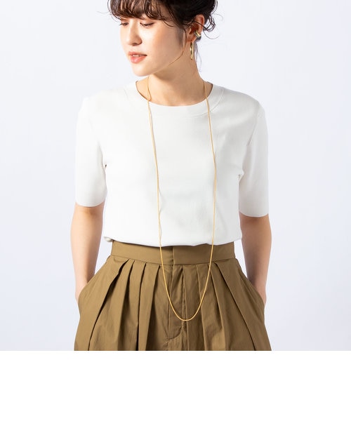 SUMIKANEKO/スミカネコ】Snake chain ロングネックレス 123