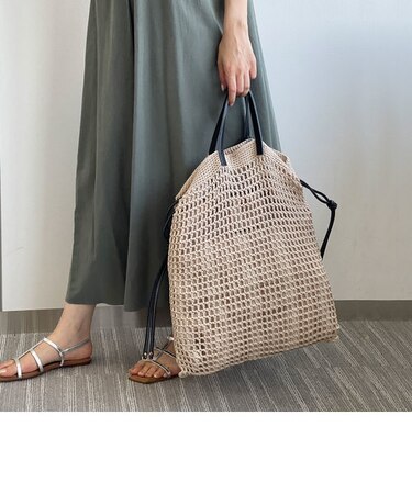 【MARCHER/ マルシェ】メッシュ＆ストライプペアトートバッグ