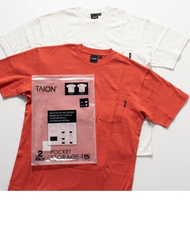 【TAION/タイオン】別注 パッカブル 2パック Tシャツ ポケT