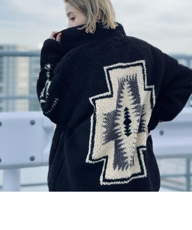 PENDLETON/ペンドルトン】ボア フリース ジップアップ スタンド 