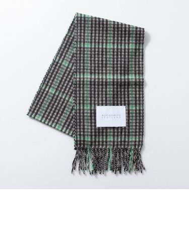 【W.J.HENDERSON/ダブルジェイヘンダーソン】ナローチェックストール