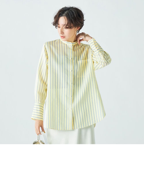 シアーストライプロングシャツ｜ノーリーズの通販｜&mall