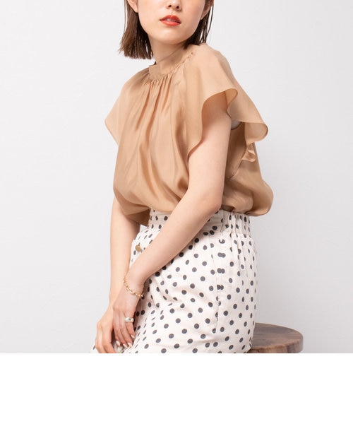 ☆新品☆ ノーリーズ　シアーローン2WAYハイネックブラウス シアーローン2WAYハイネックブラウス｜ノーリーズの通販｜&mall