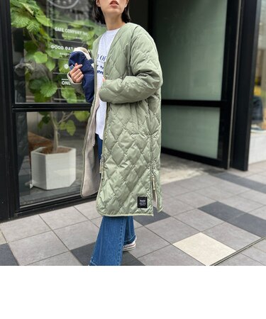 ◇【WEB限定】【TAION/タイオン】別注ミリタリーリバーシブルロング 