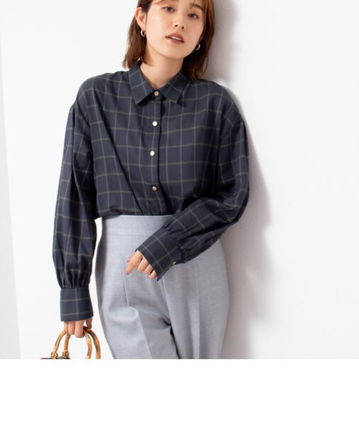 袖ボリュームシャツ