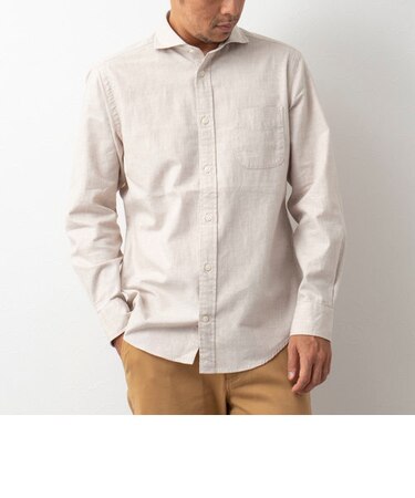 カッタウェイネルシャツ