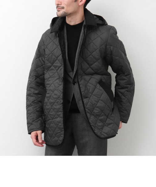 超美品】LAVENHAM DENSTON キルティングジャケット ブラウン でっかく