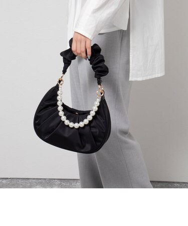 パールハンドル付きマルチ2wayバッグ