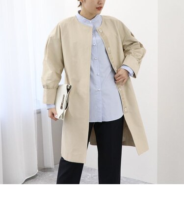 グログランノーカラーコート｜ノーリーズの通販｜&mall（アンドモール  