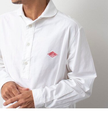 【DANTON/ダントン】ROUND COLLAR P.O SHIRT L/S YOX 丸襟シャツ
