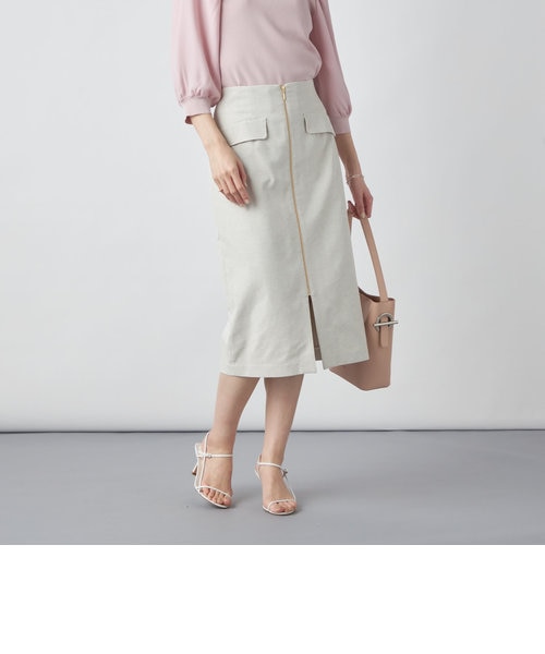 ノーリーズ NOLLEY'S sophi/ オックスジップタイトスカート　新品 オックスジップタイトスカート｜ノーリーズの通販｜&mall