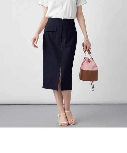 ノーリーズ NOLLEY'S sophi/ オックスジップタイトスカート　新品 オックスジップタイトスカート｜ノーリーズの通販｜&mall