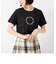 プレーティング天竺ロゴプリントTシャツ