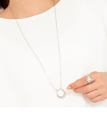 リング＆チェーン2wayネックレス