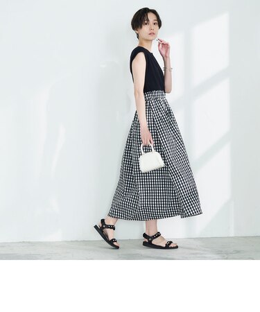 ◇【WEB限定】テレコ×メモリータフタドッキングワンピース