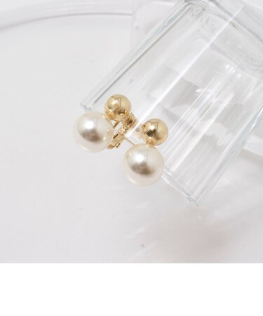 ボールパールスノーマンイヤリング