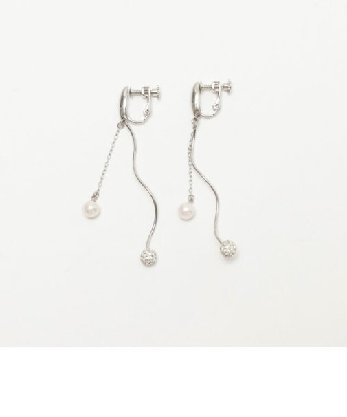 スクリューキラパールイヤリング